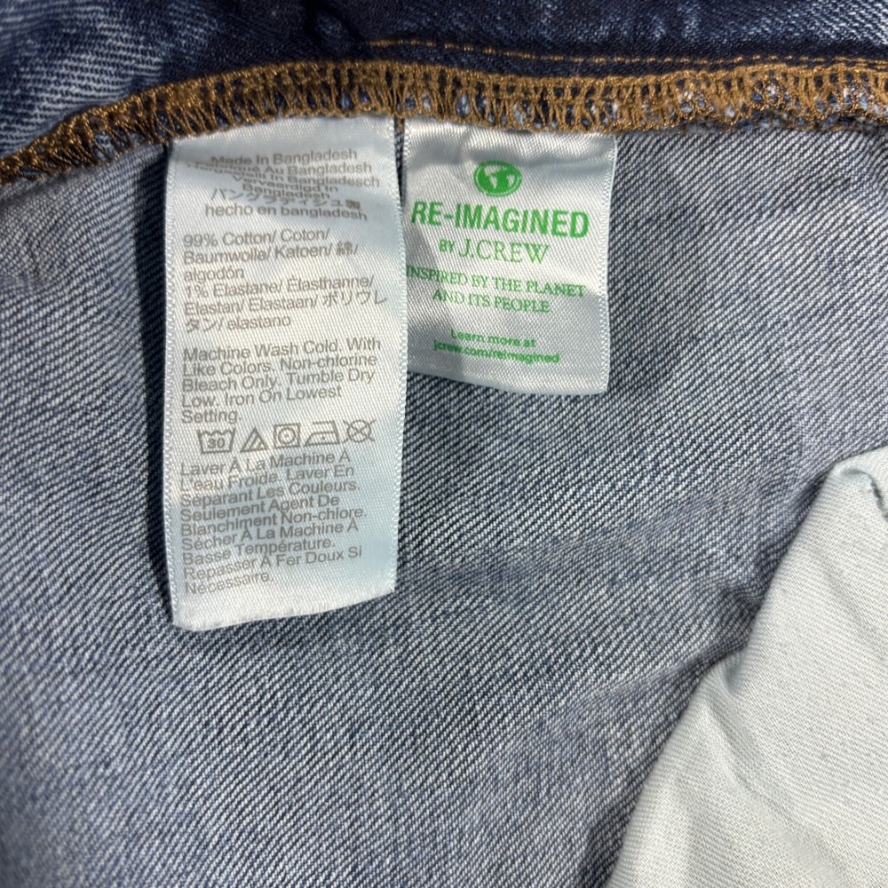 J.Crew Flex Jeans Mens 29x30 Blue Medium Wash Re-Imagined Stretch Denim - Picture 12 of 15